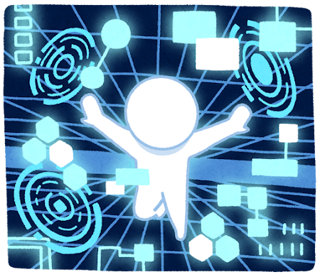 トランス状態のイメージイラスト