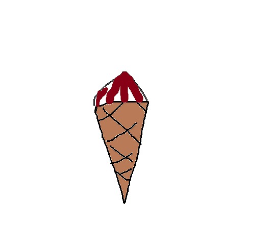 ヨーロピアンシュガーコーンのイラスト