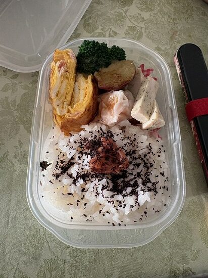 ある日の作った弁当の写真